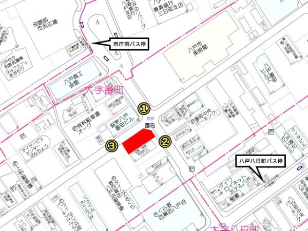 八戸市番町　のだビル1階・8号室　貸店舗　000323（K）