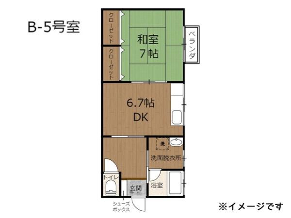 八戸市小中野四丁目　M＆Kハウス・B-5号室　000364