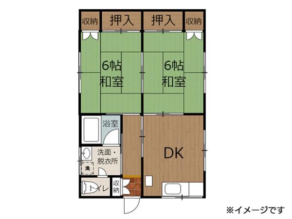 八戸市小中野二丁目　No.3コーポ玉井・7号室　000363