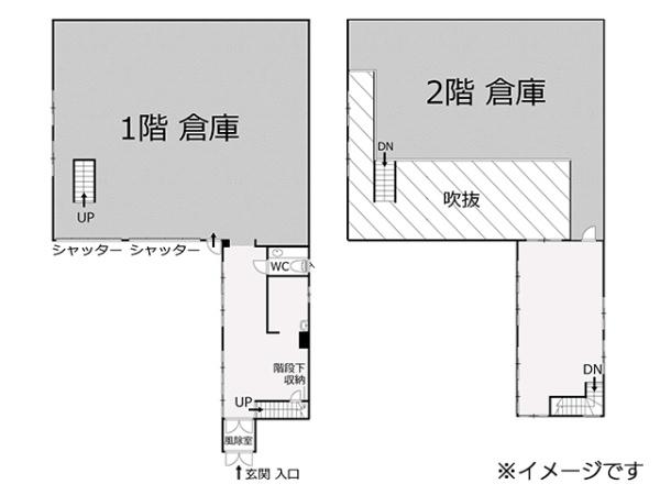 八戸市湊高台四丁目　貸事務所・店舗・倉庫　000402（K）