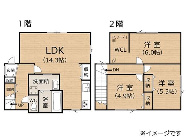 八戸市新井田石動木　貸家　ドルチェ新井田　A棟　000436