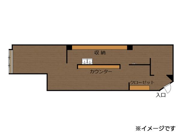 八戸市長横町　平井ビル3階・貸店舗（区分）000438（K）