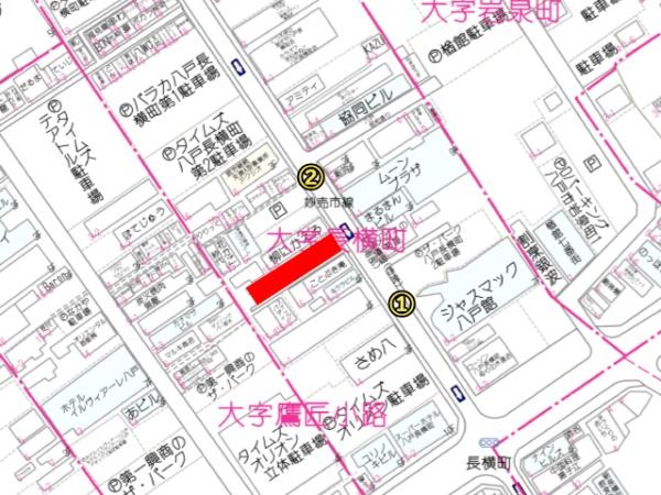 八戸市長横町　平井ビル3階・貸店舗（区分）000438（K）