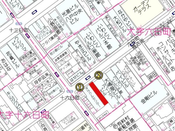 八戸市六日町　六日町36ビル2階A区画　貸店舗・事務所