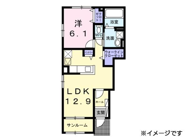 八戸市河原木字高館　庭ノ舎レジデンス101号室　000457