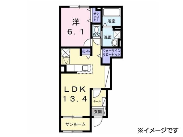 八戸市河原木字高館　庭ノ舎レジデンス102号室　000458