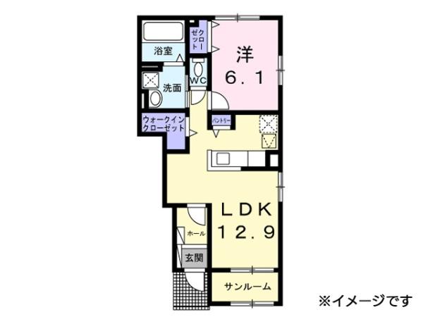 八戸市河原木字高館　庭ノ舎レジデンス104号室　000460