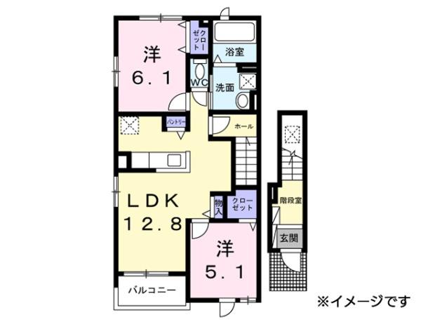 八戸市河原木字高館　庭ノ舎レジデンス201号室　000461
