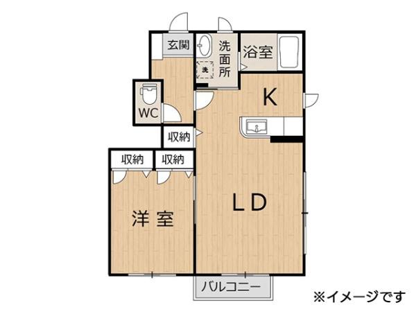南類家4丁目　ラ・メゾン舘・1A号室　000470（K）