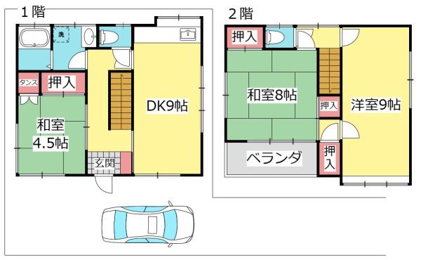 末広町２丁目貸家
