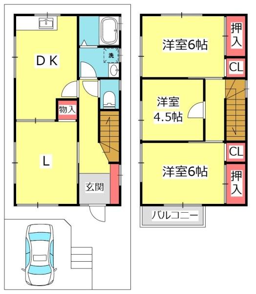 所沢市上山口貸家
