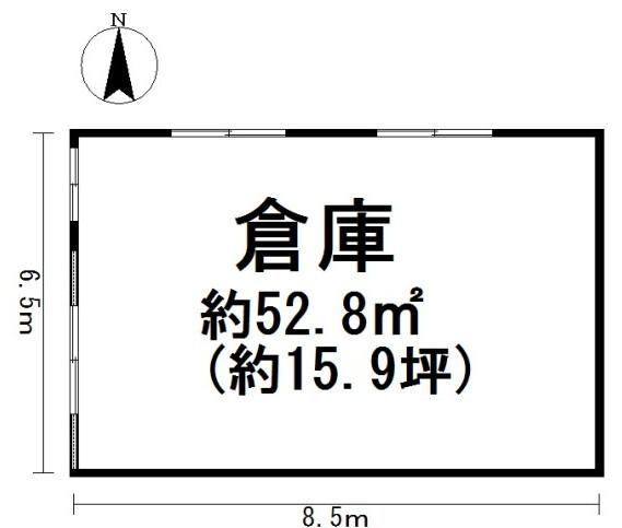 椿井倉庫B　(東側)