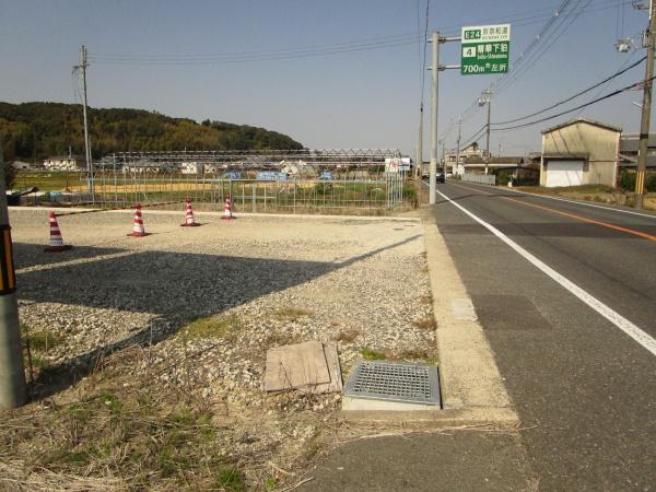 精華町下狛前川　資材置場(貸地)