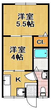 赤沢マンション(間取り)