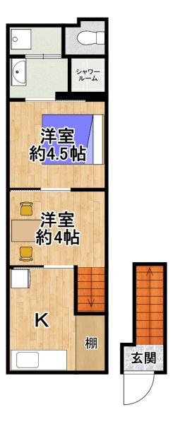 港区市岡1丁目貸家2F