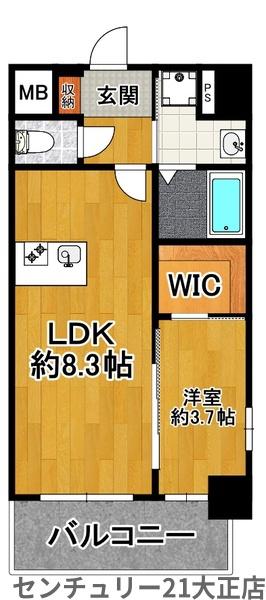 大阪市大正区千島１丁目のマンション