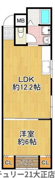 大阪市大正区平尾４丁目のマンション