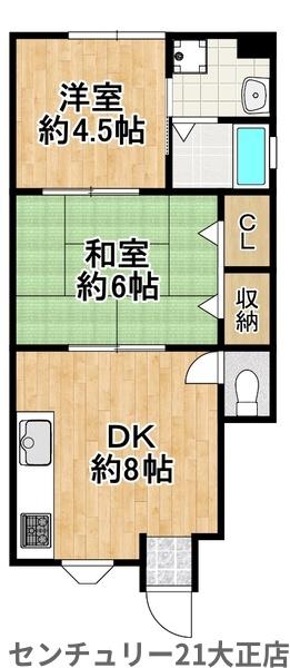大阪市大正区泉尾４丁目のテラスハウス