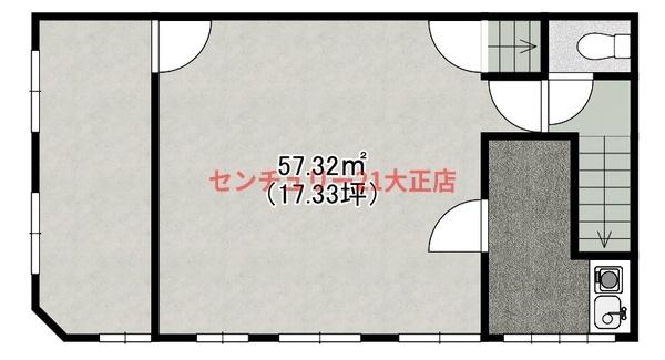 大阪市大正区三軒家西２丁目の店舗・事務所