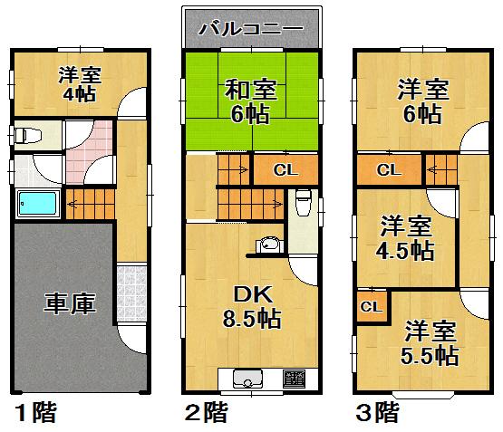 小林西１丁目貸家