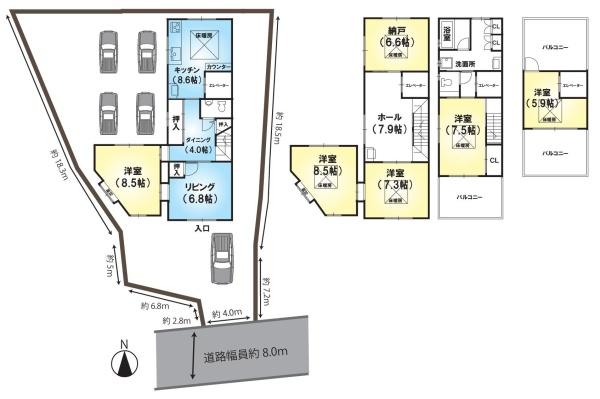 山科区四ノ宮鎌手町