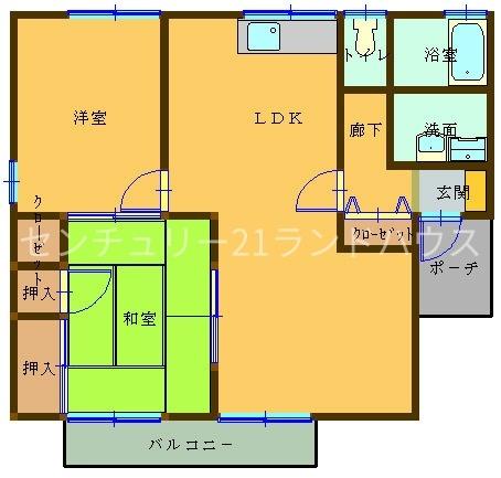 セジュール西戸崎　A棟