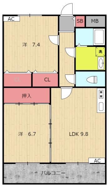 リージングマンション　B棟