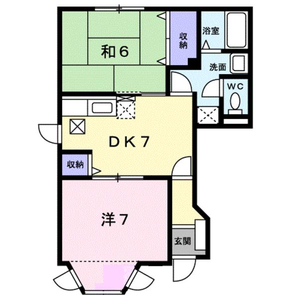 グリーンコート東館　Ｄ