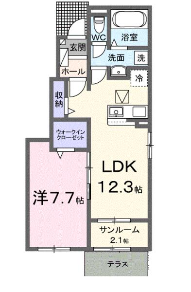 ベル シエルメール 3(間取り)