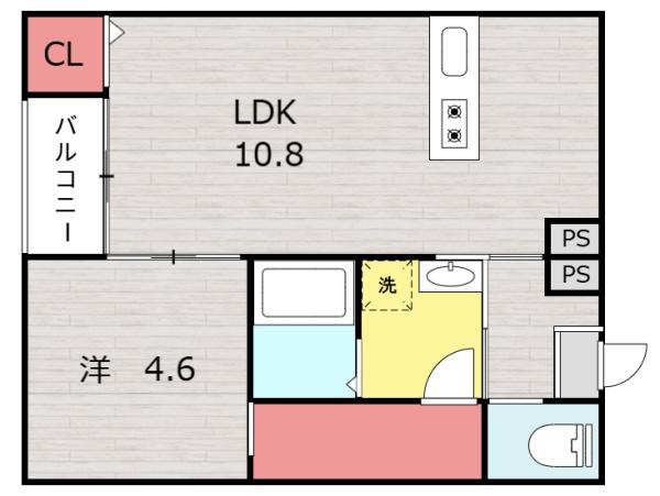 (仮称)大工町アパート(間取り)