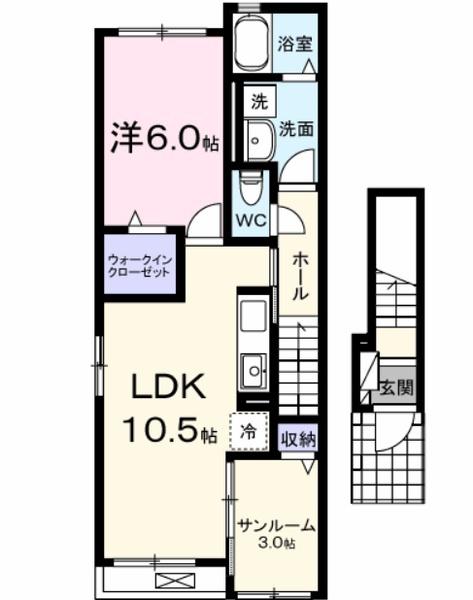 ル・シエル 1(間取り)