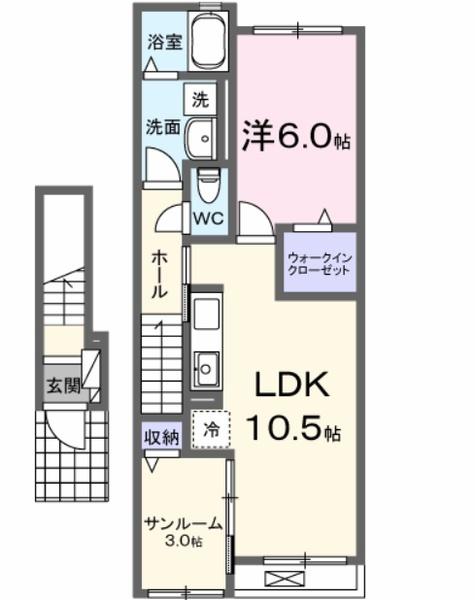 ル・シエル 1(間取り)