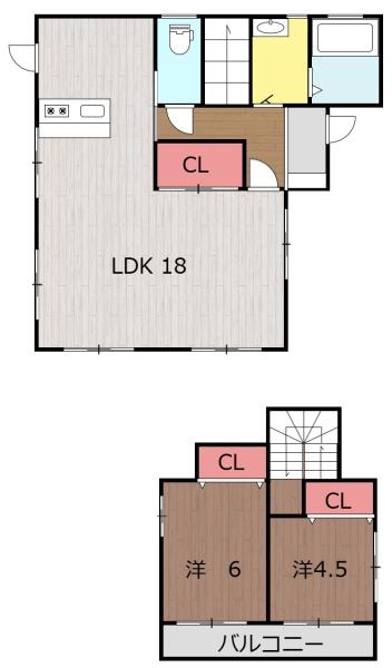 車4台可・犬・猫可！二階建て　大字恒久戸建貸家