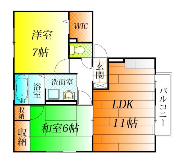 松原市上田６丁目のハイツ