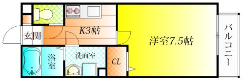 柏原市片山町のハイツ