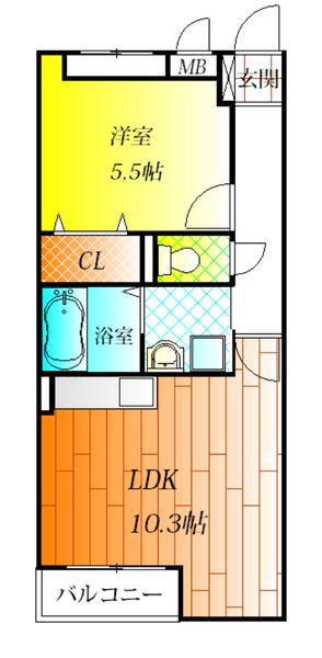 松原市東新町３丁目のハイツ