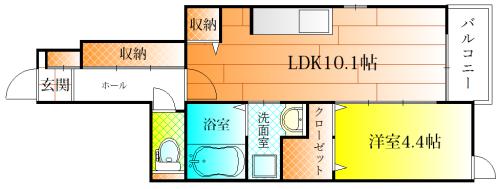 八尾市沼４丁目のハイツ