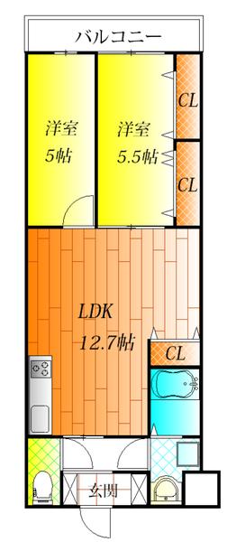 藤井寺市古室１丁目のハイツ