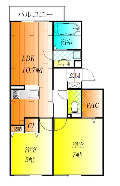 柏原市平野１丁目のハイツ