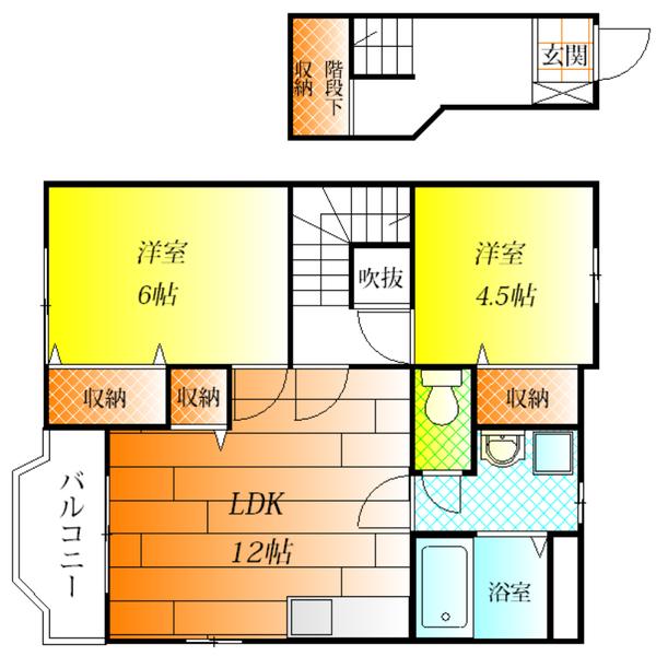 藤井寺市野中２丁目のハイツ