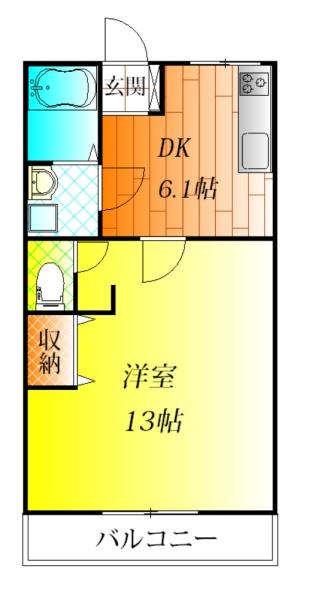 藤井寺市道明寺１丁目のハイツ