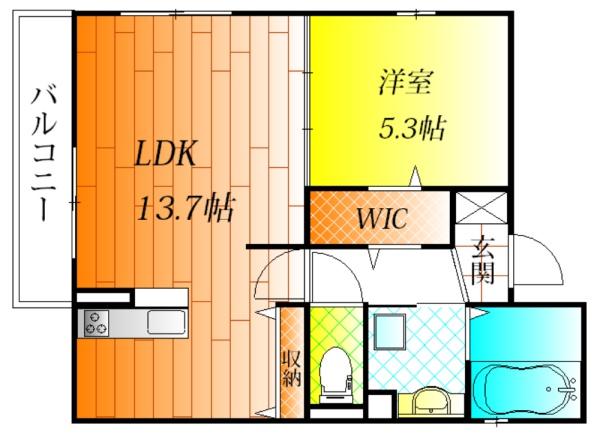 松原市岡５丁目のアパート