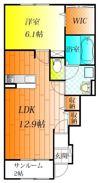 羽曳野市高鷲８丁目のアパート