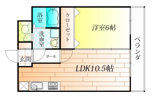 羽曳野市高鷲９丁目のハイツ