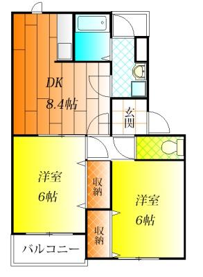 松原市別所７丁目のハイツ