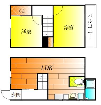 藤井寺市林５丁目の貸家