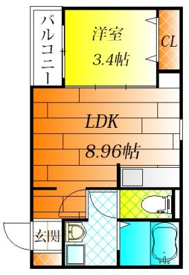 藤井寺市西古室１丁目のアパート