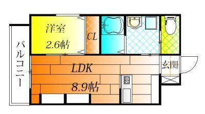 藤井寺市道明寺１丁目のアパート