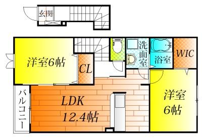 羽曳野市伊賀２丁目のハイツ