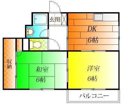 羽曳野市南恵我之荘８丁目のアパート